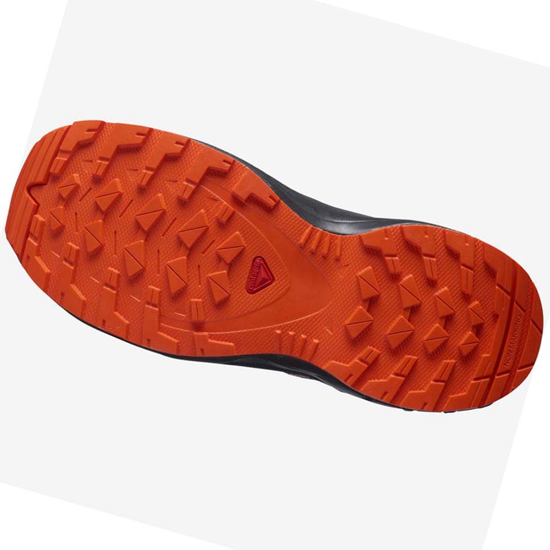 Salomon XA PRO V8 Wanderschuhe Kinder Schwarz Rot | EQYVSWD-04