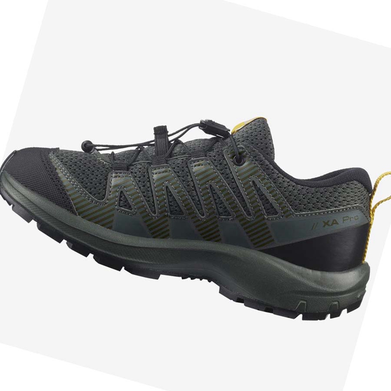 Salomon XA PRO V8 Wanderschuhe Kinder Schwarz | LPNIQZK-43