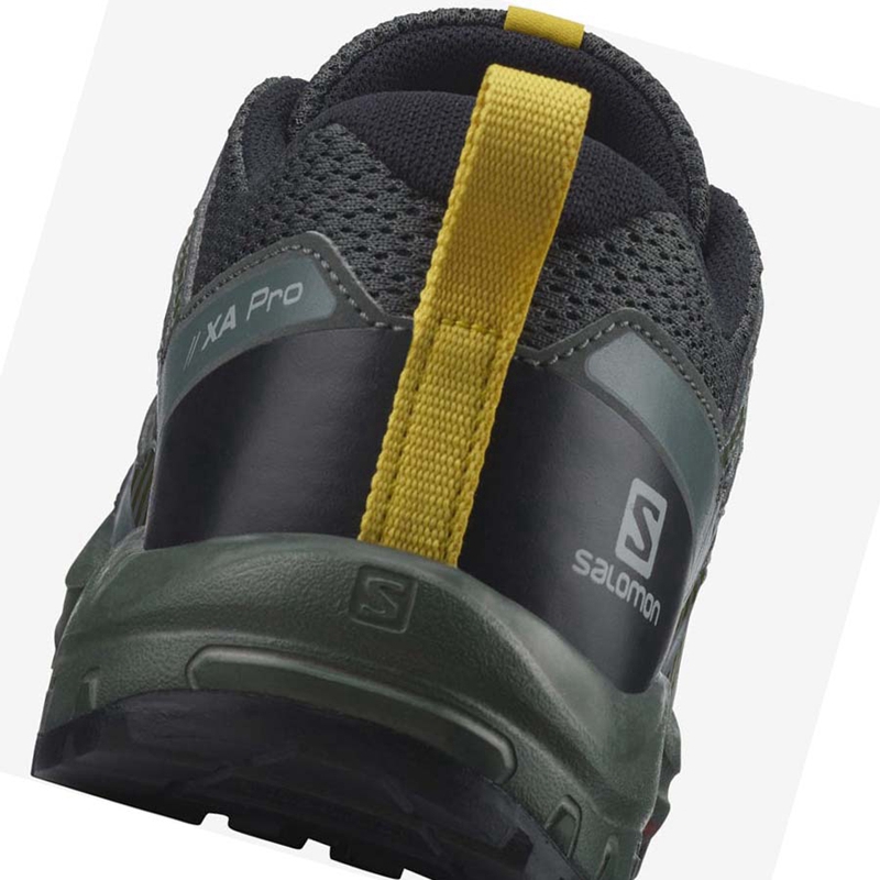 Salomon XA PRO V8 Wanderschuhe Kinder Schwarz | LPNIQZK-43