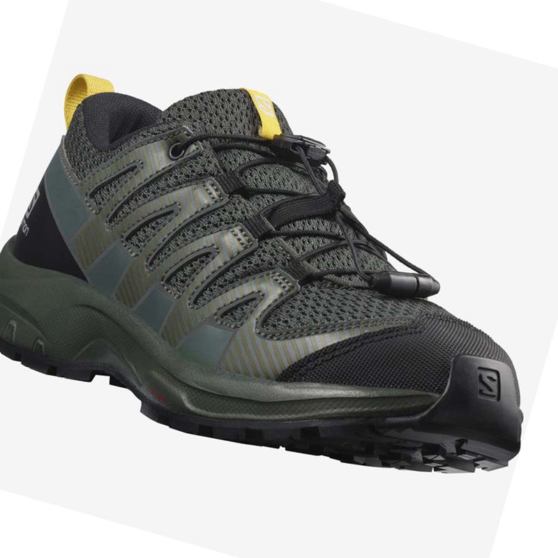Salomon XA PRO V8 Wanderschuhe Kinder Schwarz | LPNIQZK-43