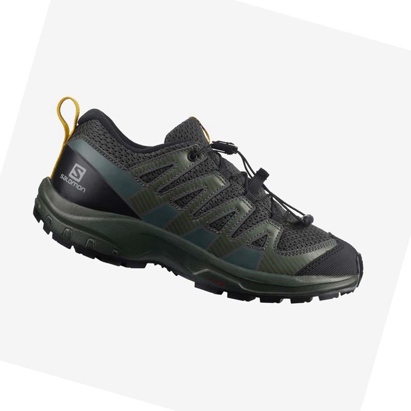 Salomon XA PRO V8 Wanderschuhe Kinder Schwarz | LPNIQZK-43