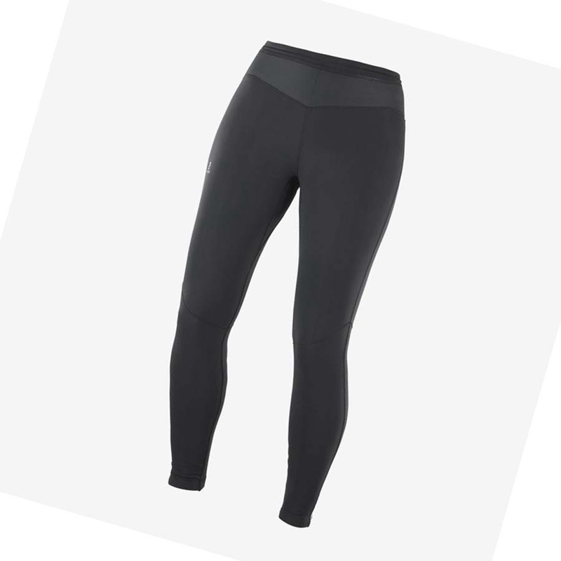 Salomon XA WARM Hose Damen Schwarz | JWMFOAP-53