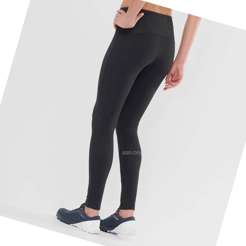 Salomon XA WARM Hose Damen Schwarz | TMCNUGV-19