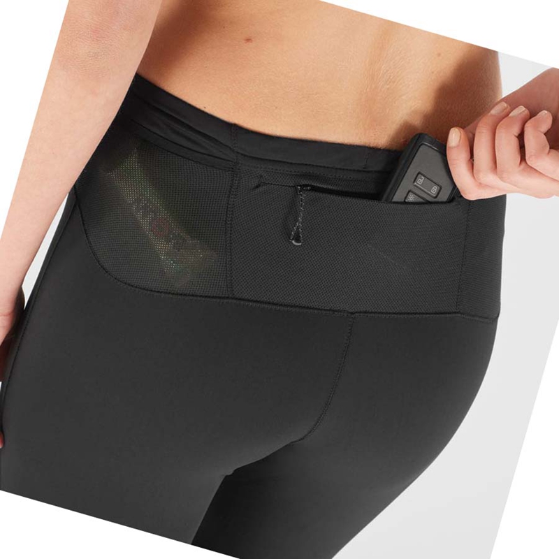 Salomon XA WARM Hose Damen Schwarz | TMCNUGV-19