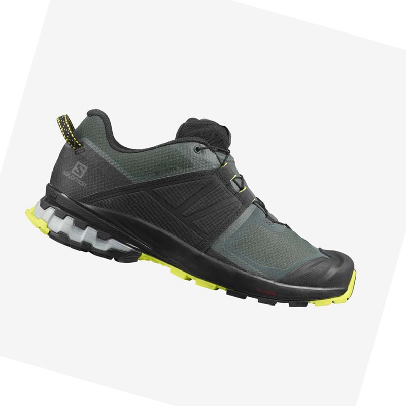 Salomon XA WILD GORE-TEX Trailrunning Schuhe Herren Schwarz Olivgrün | AYFXINW-65