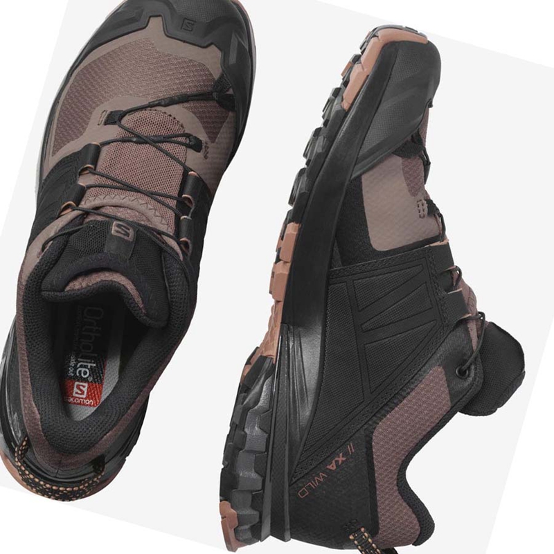 Salomon XA WILD Trailrunning Schuhe Damen Schwarz | BFHMWLG-16