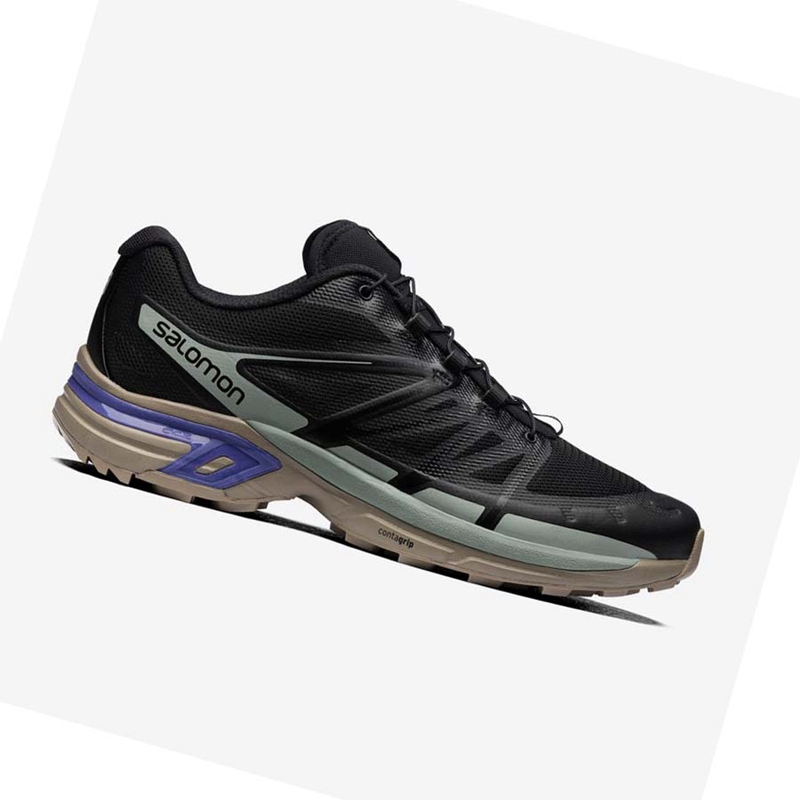 Salomon XT-WINGS 2 Sneakers Damen Schwarz Blau | WGESIOT-56