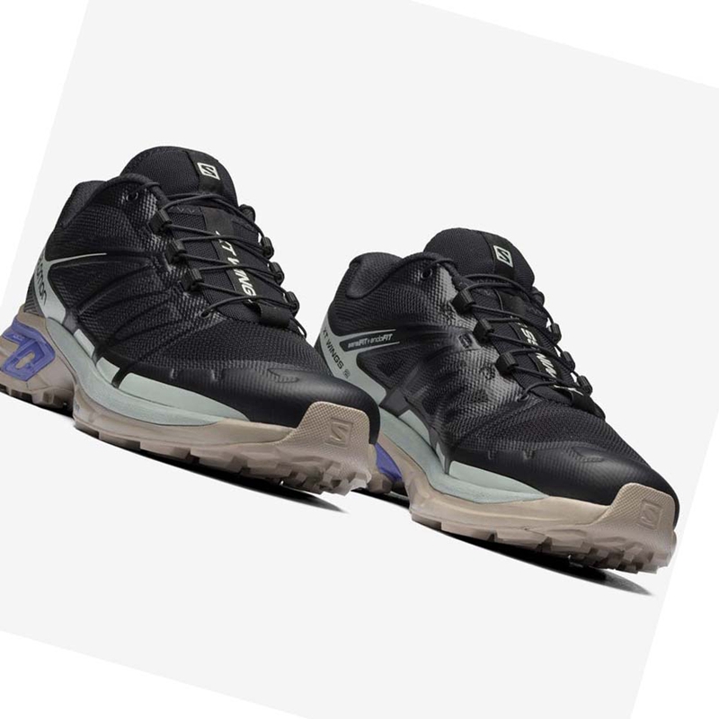Salomon XT-WINGS 2 Sneakers Herren Schwarz Blau | IOQBNYP-03