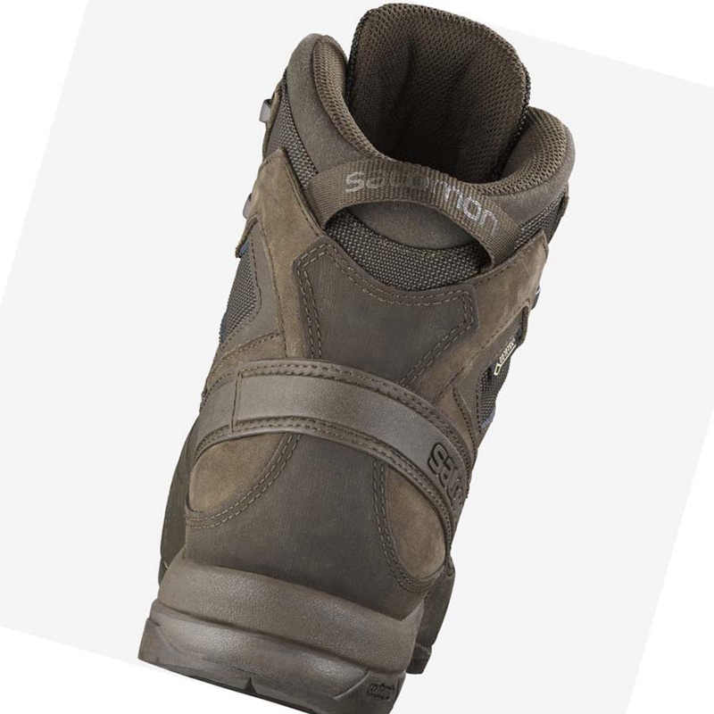Salomon X ALP GORE-TEX FORCES Stiefel Herren Braun | JDZSIVQ-78