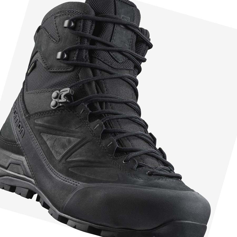 Salomon X ALP GORE-TEX FORCES Stiefel Herren Schwarz | SVGJFKZ-06