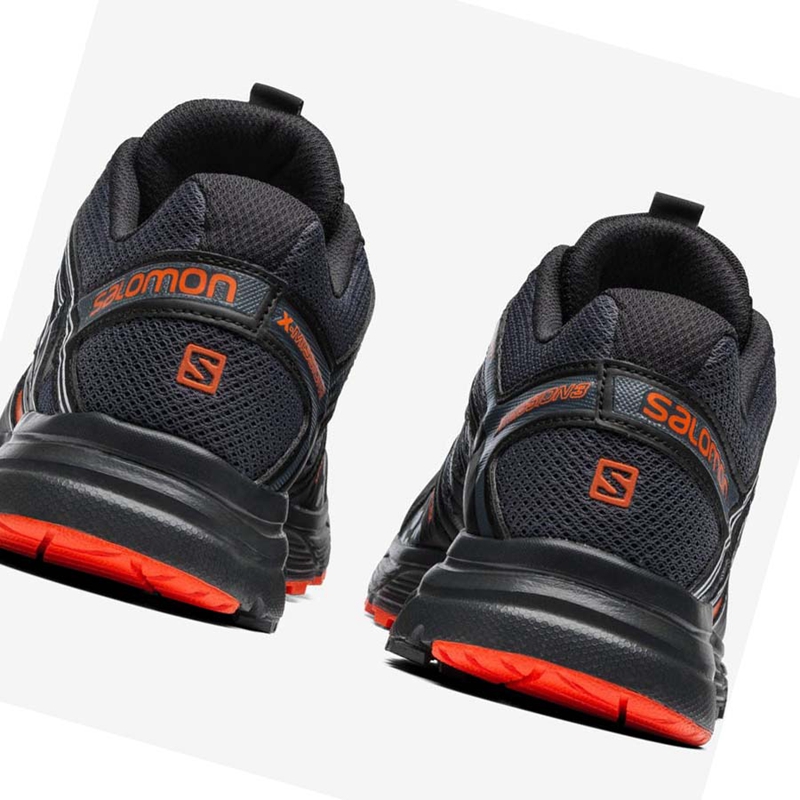 Salomon X-MISSION 3 Sneakers Damen Schwarz Rot | GNFZOJX-52