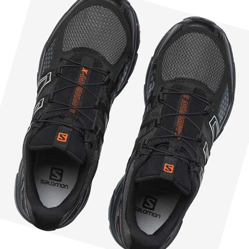 Salomon X-MISSION 3 Sneakers Damen Schwarz Rot | GNFZOJX-52
