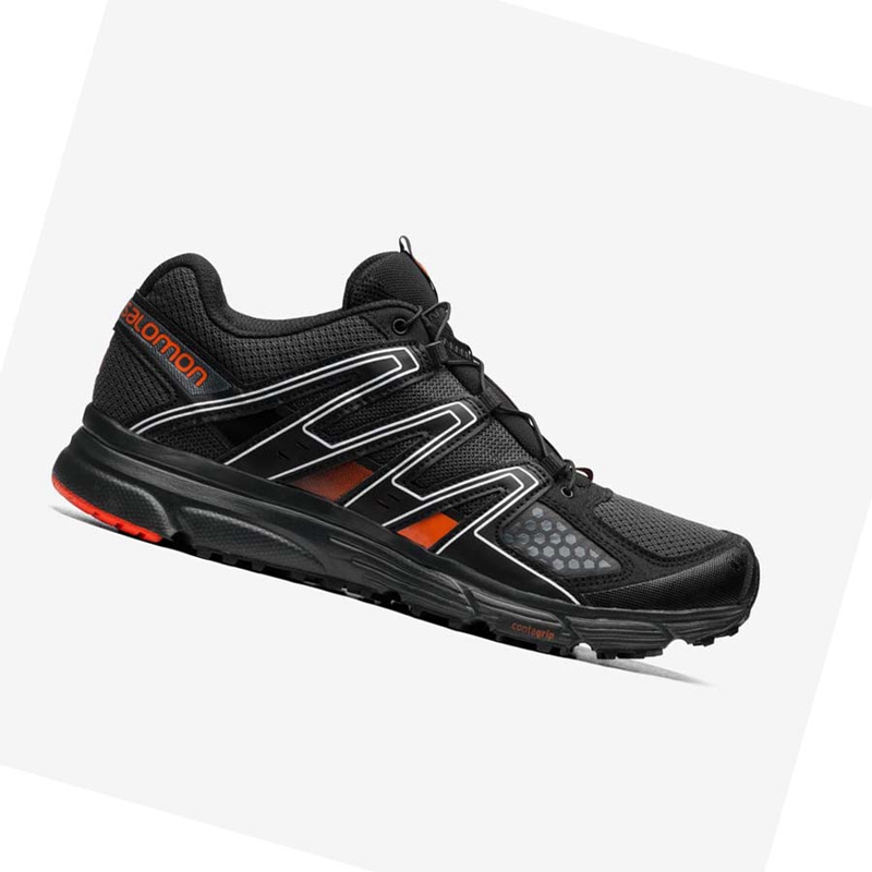 Salomon X-MISSION 3 Sneakers Damen Schwarz Rot | GNFZOJX-52