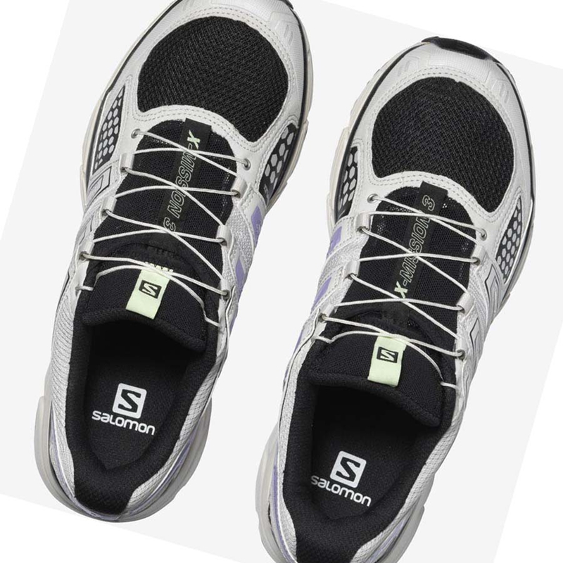 Salomon X-MISSION 3 Sneakers Damen Silber | UILBCAE-96