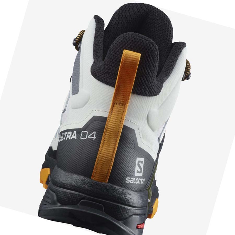 Salomon X ULTRA 4 MID GORE-TEX Wanderschuhe Herren Weiß Schwarz | QVJWUOX-91