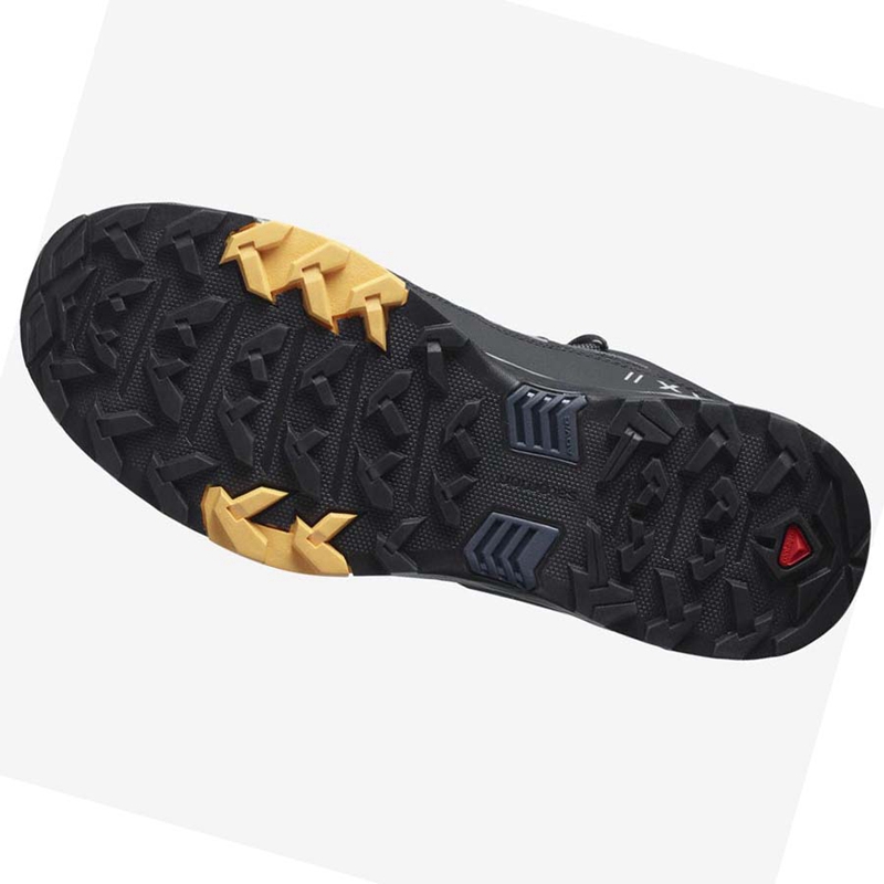 Salomon X ULTRA 4 MID WINTER THINSULATE™ CLIMASALOMON™ Winterstiefel Herren Schwarz Grau | AGKUFLV-21