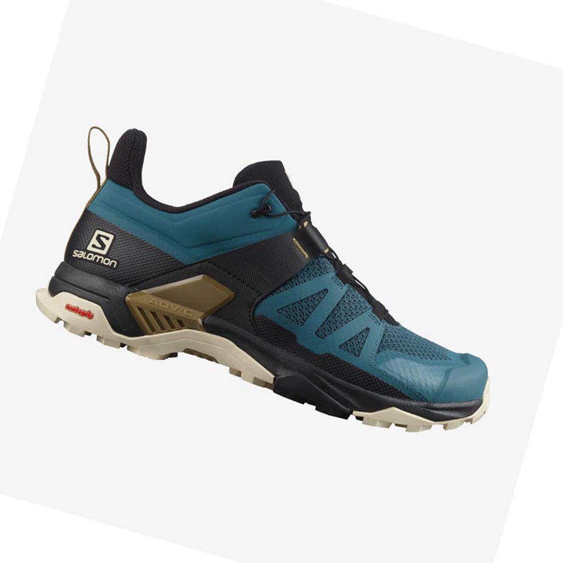 Salomon X ULTRA 4 Wanderschuhe Herren Aqua | QYWNAHP-41