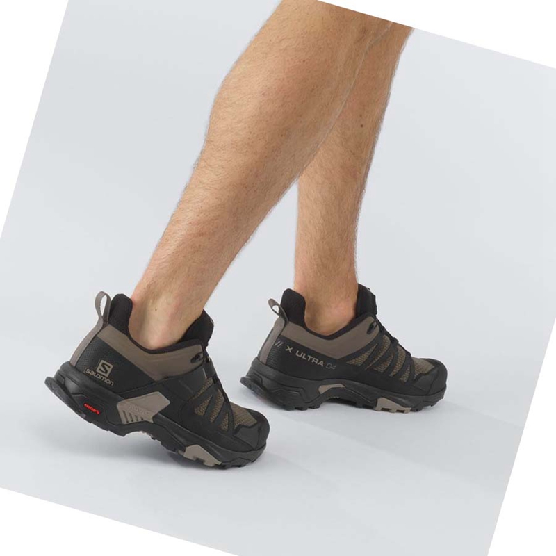 Salomon X ULTRA 4 Wanderschuhe Herren Schwarz | PNDGYVQ-25