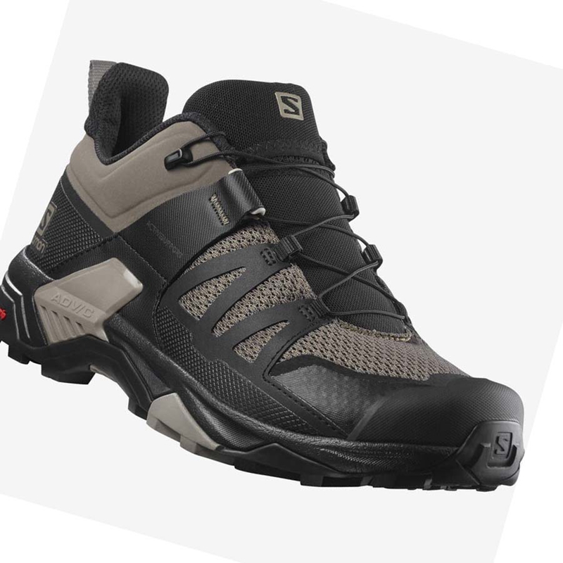 Salomon X ULTRA 4 Wanderschuhe Herren Schwarz | PNDGYVQ-25