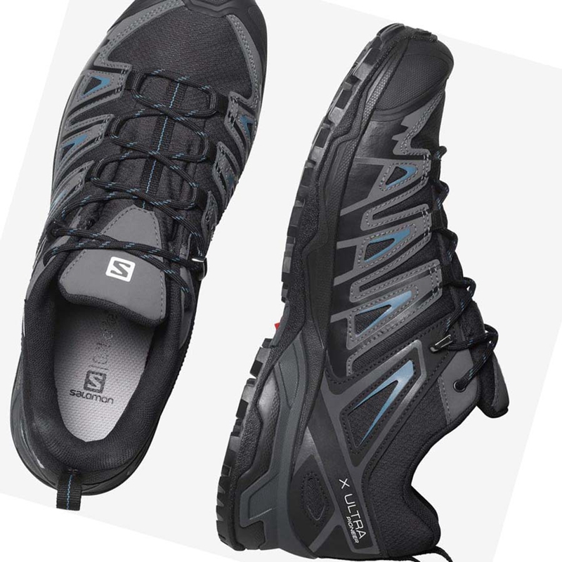 Salomon X ULTRA PIONEER CLIMASALOMON™ WATERPROOF Wanderschuhe Herren Schwarz | WRYUDGE-98