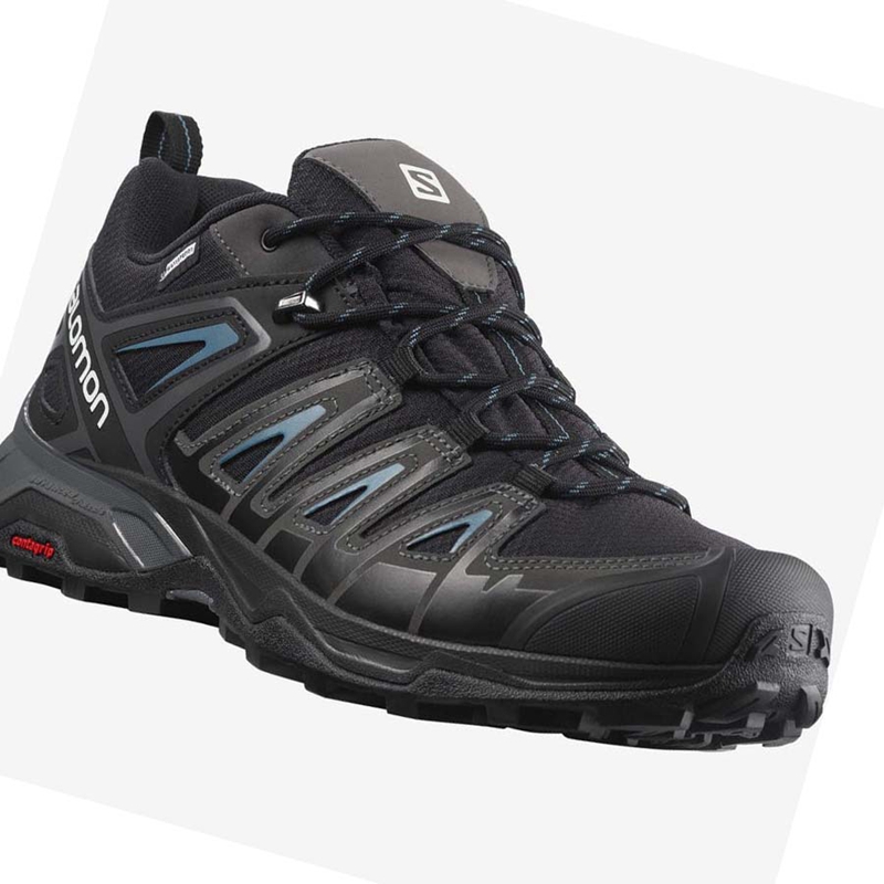Salomon X ULTRA PIONEER CLIMASALOMON™ WATERPROOF Wanderschuhe Herren Schwarz | WRYUDGE-98