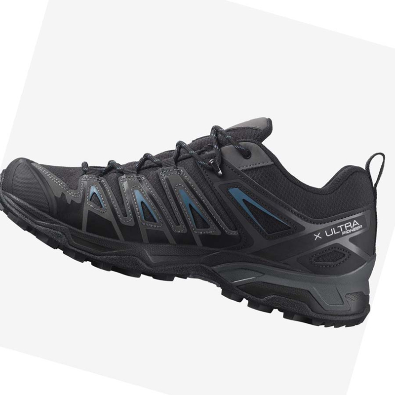 Salomon X ULTRA PIONEER CLIMASALOMON™ WATERPROOF Wanderschuhe Herren Schwarz | WRYUDGE-98