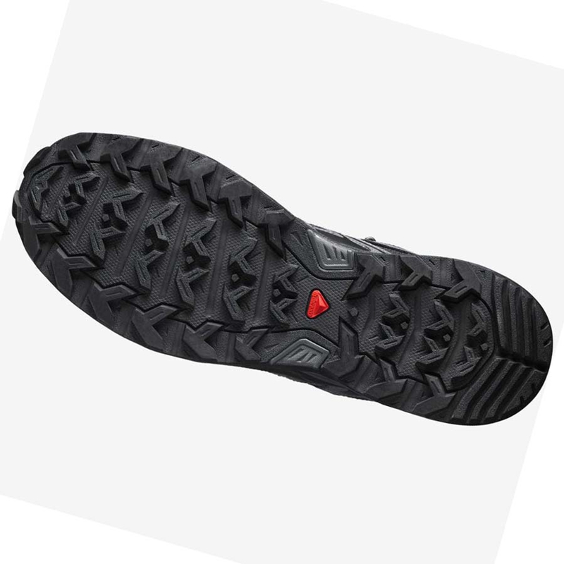 Salomon X ULTRA PIONEER MID CLIMASALOMON™ WATERPROOF Wanderschuhe Herren Grau Schwarz | HKPJFTO-02