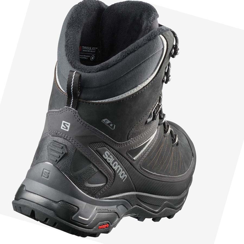 Salomon X ULTRA WINTER CLIMASALOMON™ WATERPROOF 2 Winterstiefel Herren Schwarz | WTFNYAC-12