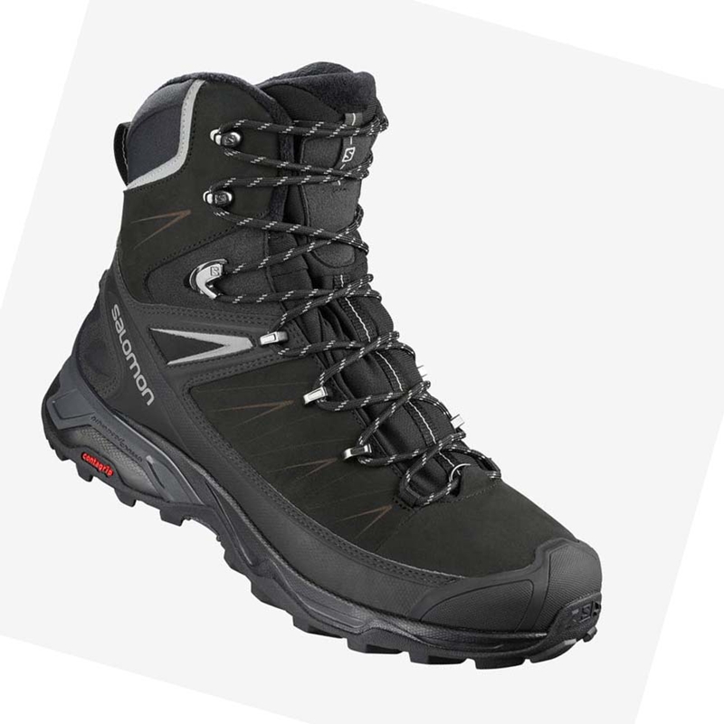 Salomon X ULTRA WINTER CLIMASALOMON™ WATERPROOF 2 Winterstiefel Herren Schwarz | WTFNYAC-12