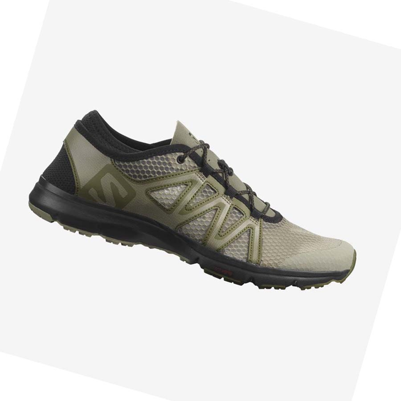 Salomon CROSSAMPHIBIAN SWIFT 2 Wasserschuhe Herren Olivgrün | CZEXAIK-48