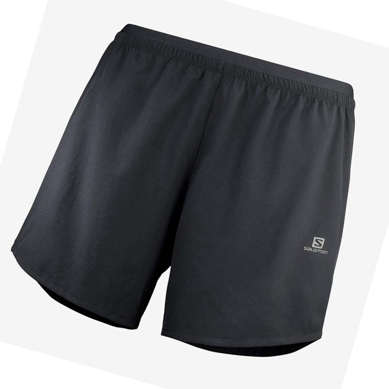 Salomon CROSS 5'' Kurze Hose Damen Schwarz | PFEBQZM-87