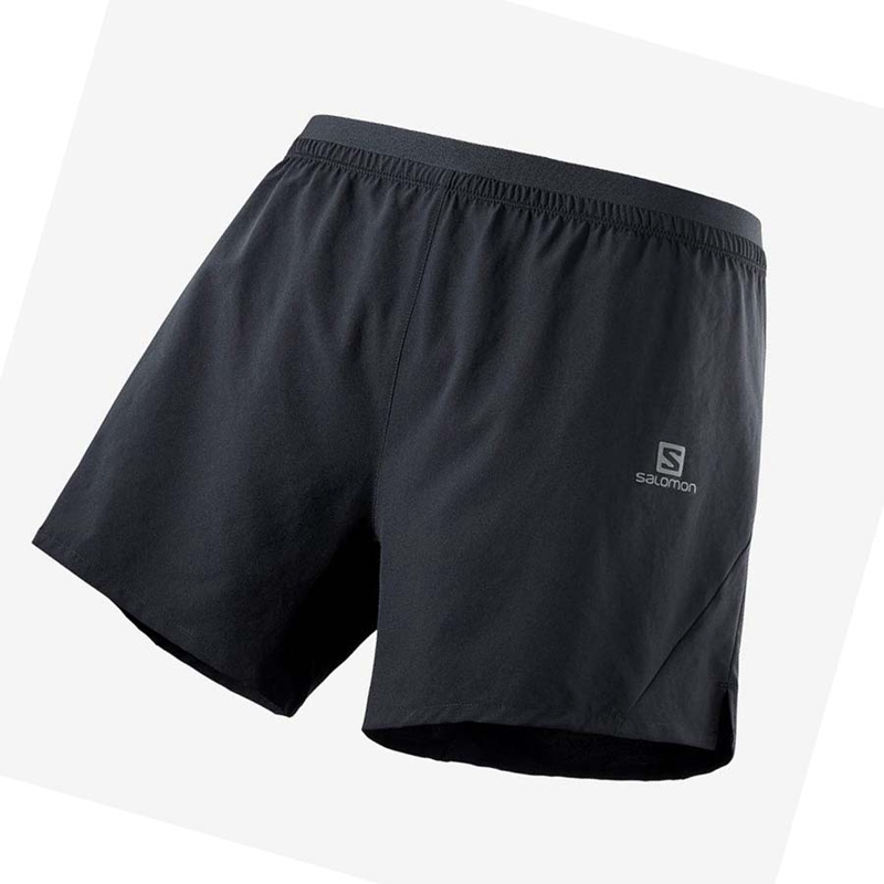 Salomon CROSS 5'' Kurze Hose Herren Schwarz | LECDQMW-71
