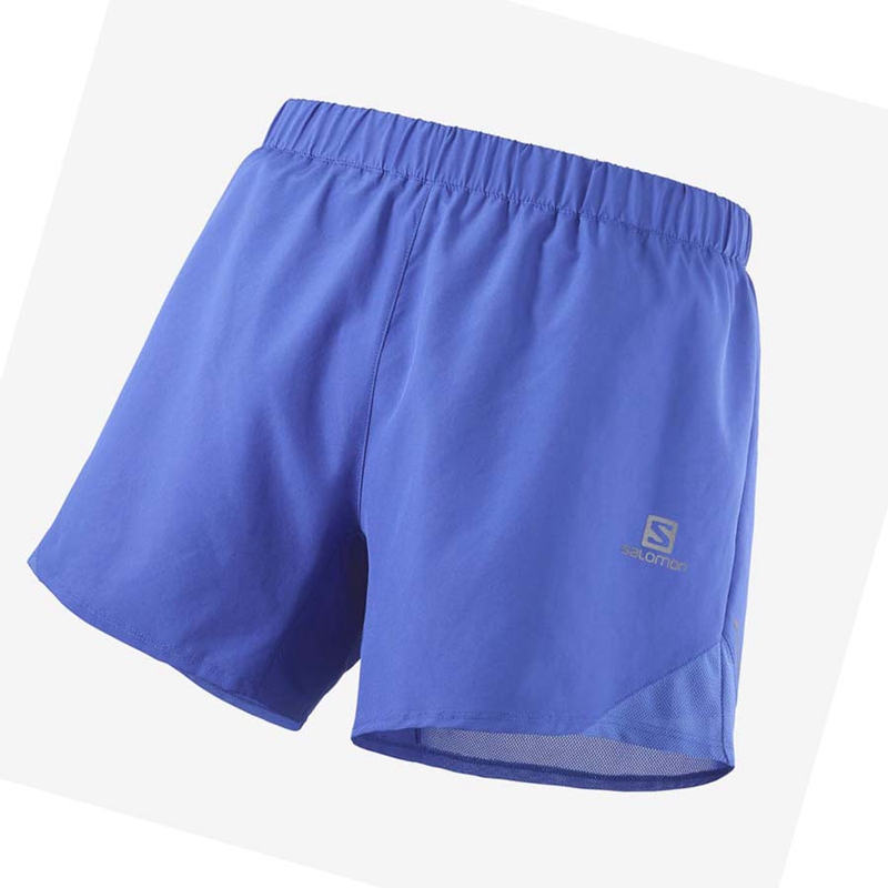 Salomon CROSS REBEL 5'' Kurze Hose Herren Blau | SBCQORX-02