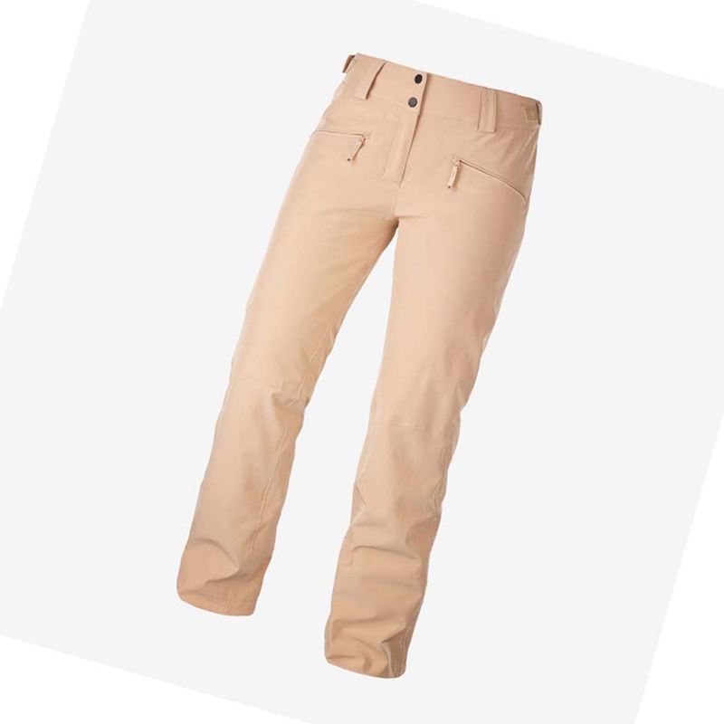 Salomon EDGE Ski Hosen Damen Rosa | RPNZLAV-59