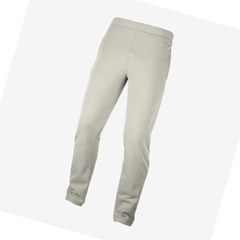 Salomon ESSENTIAL WARM FLEECE Hose Herren Beige | DGNRIJO-30