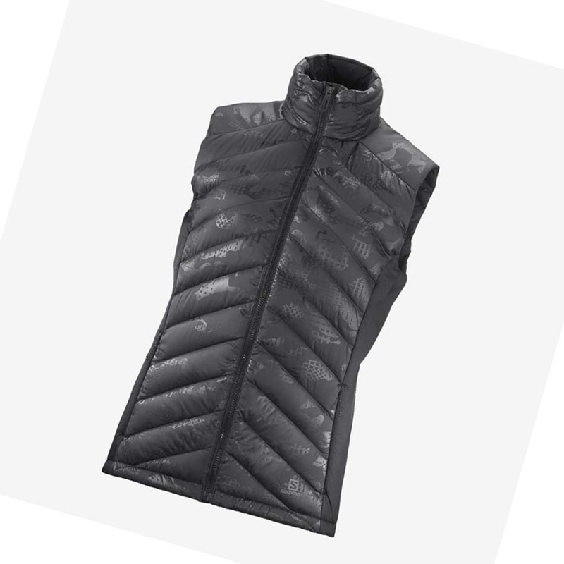 Salomon ESSENTIAL XWARM DOWN INSULATED Jacke Damen Schwarz | QNEVXMZ-71