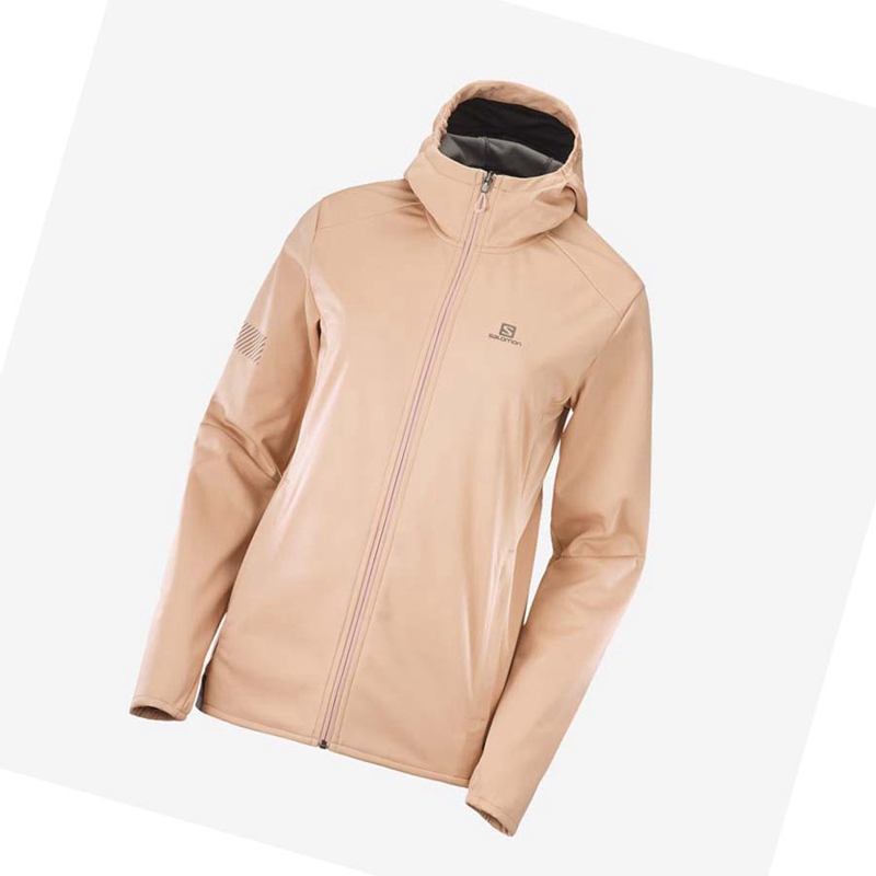 Salomon GORE TEX INFINIUM™ WINDSTOPPER® Jacke Damen Rosa | KARIEJG-83