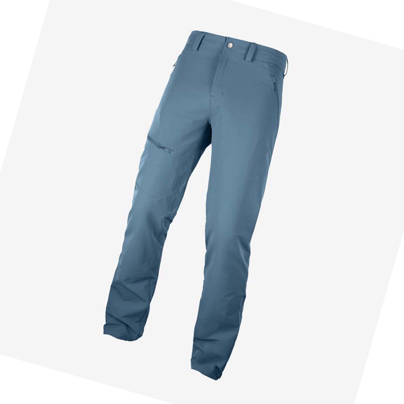Salomon OUTPEAK WARM Hose Herren Blau | OMADTYZ-67