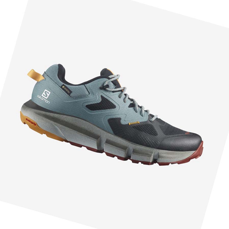 Salomon PREDICT HIKE GORE-TEX Wanderschuhe Herren Schwarz Orange | FKQMGJZ-48