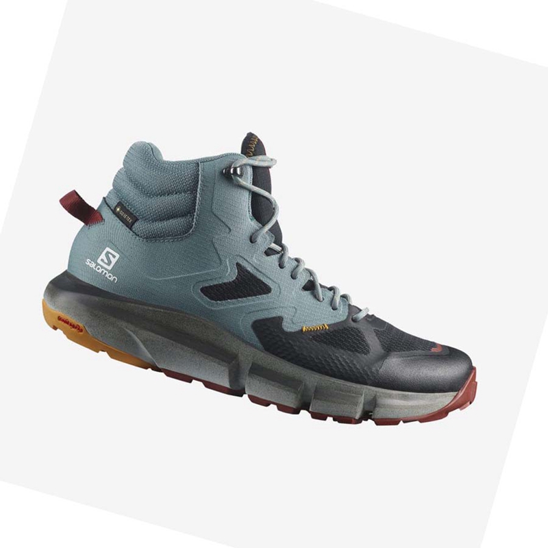 Salomon PREDICT HIKE MID GORE-TEX Wanderschuhe Herren Türkis | RGPDWSN-97