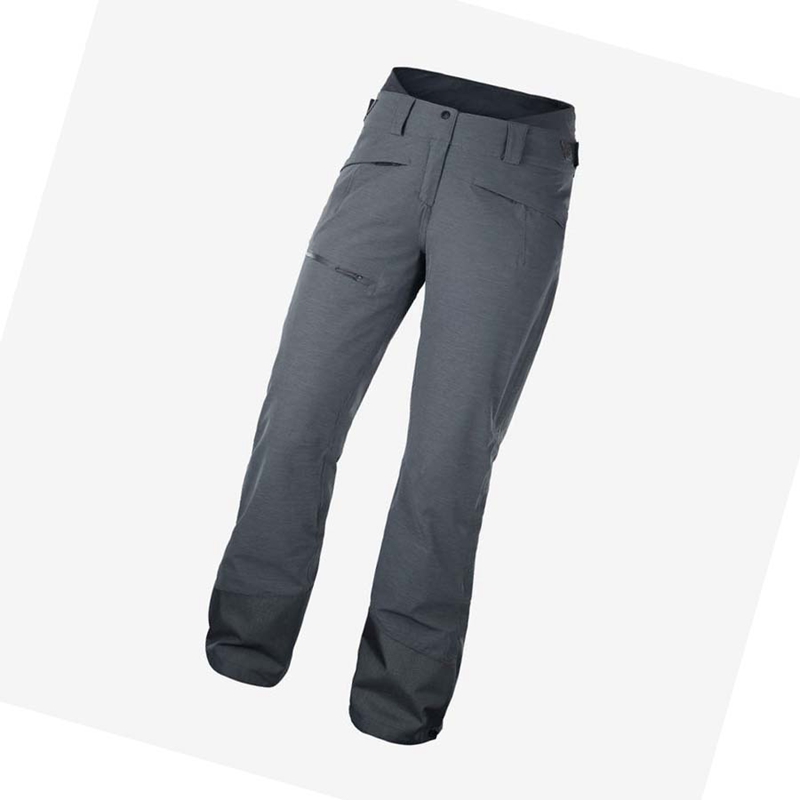 Salomon PROOF LIGHT Ski Hosen Damen Grau | HQPNEXY-97