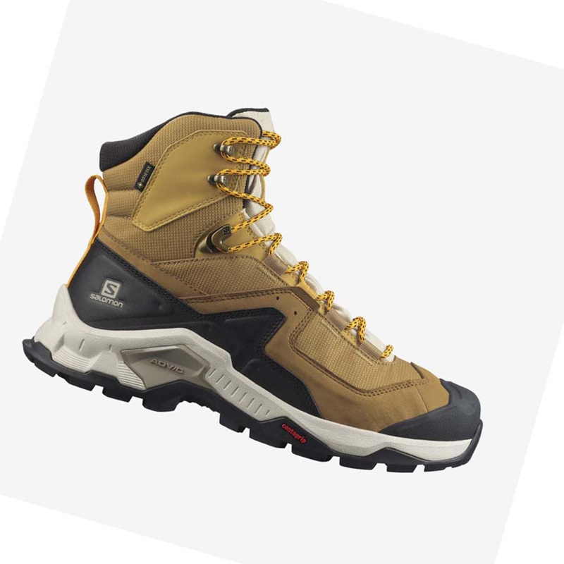Salomon QUEST ELEMENT GORE-TEX Wanderschuhe Herren Gelb | WIRLAXB-90