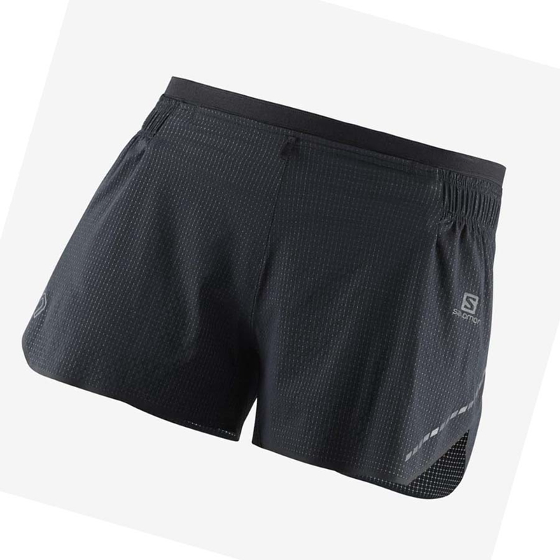 Salomon SENSE AERO 3'' Kurze Hose Damen Schwarz | UYISWKM-70