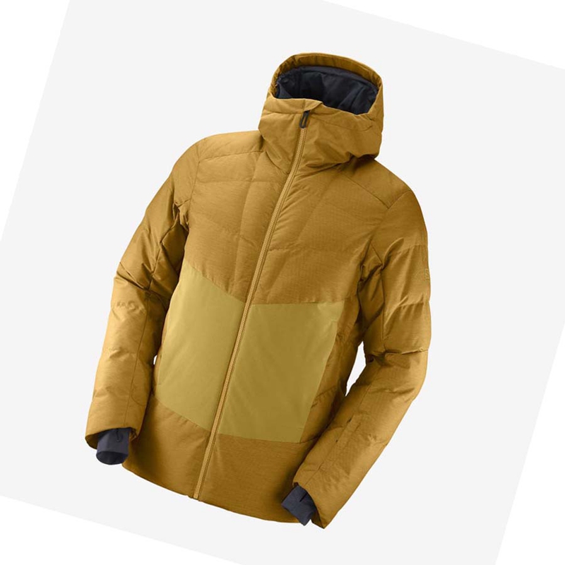 Salomon SNOWSHELTER Skijacken Herren Braun | QZMOVCK-78