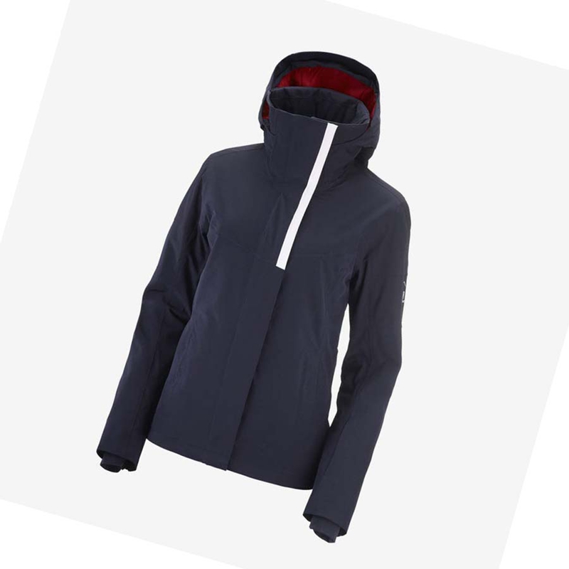 Salomon SPEED INSULATED Jacke Damen Navy | JFLZXIW-16