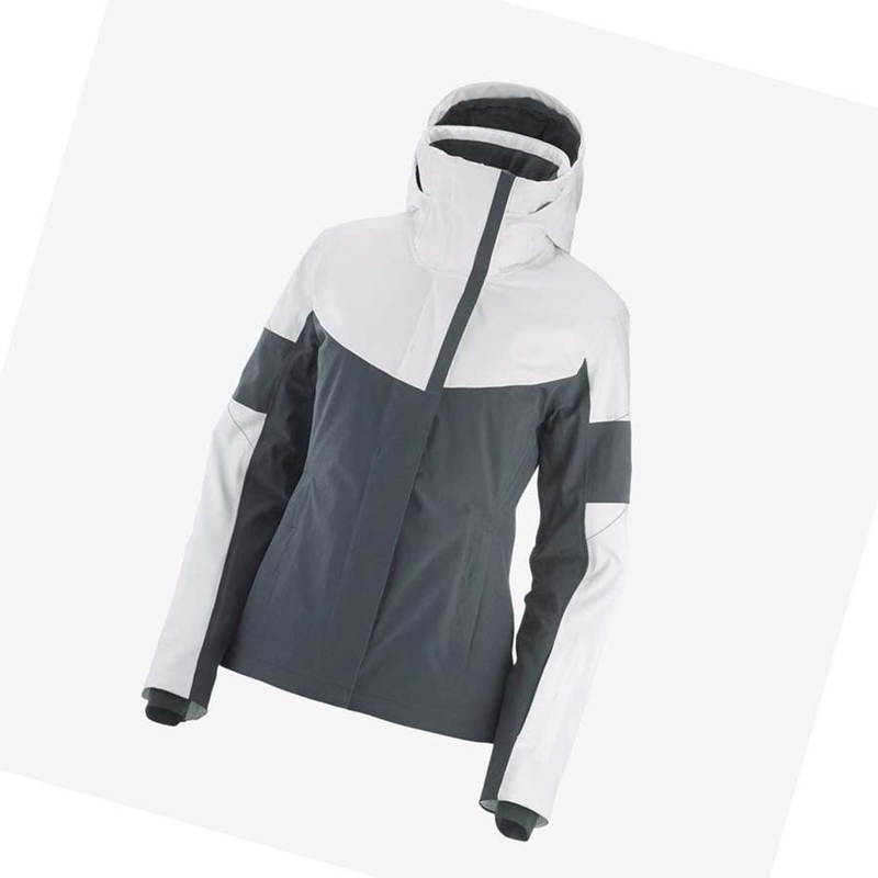 Salomon SPEED INSULATED Jacke Damen Schwarz | OXDQZKP-79