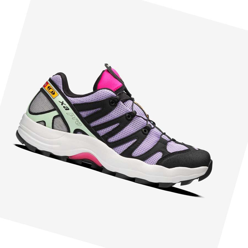 Salomon XA PRO 1 Sneakers Herren Rosa Gelb | VJKYMGA-98